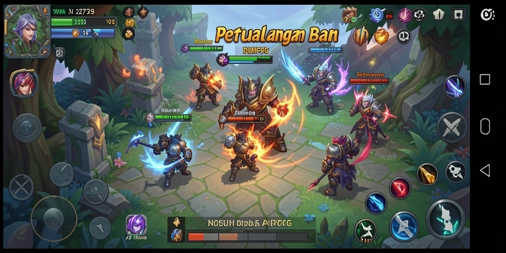 Tampak gameplay menarik dan menegangkan dalam 2739, penuh aksi ARPG.