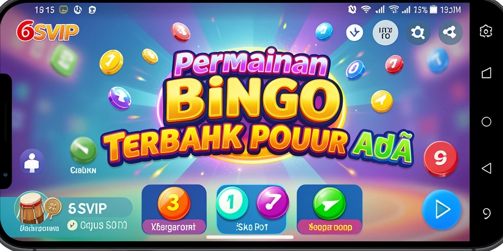 Tampilan gameplay Bingo yang menarik dan interaktif di 6SVIP.