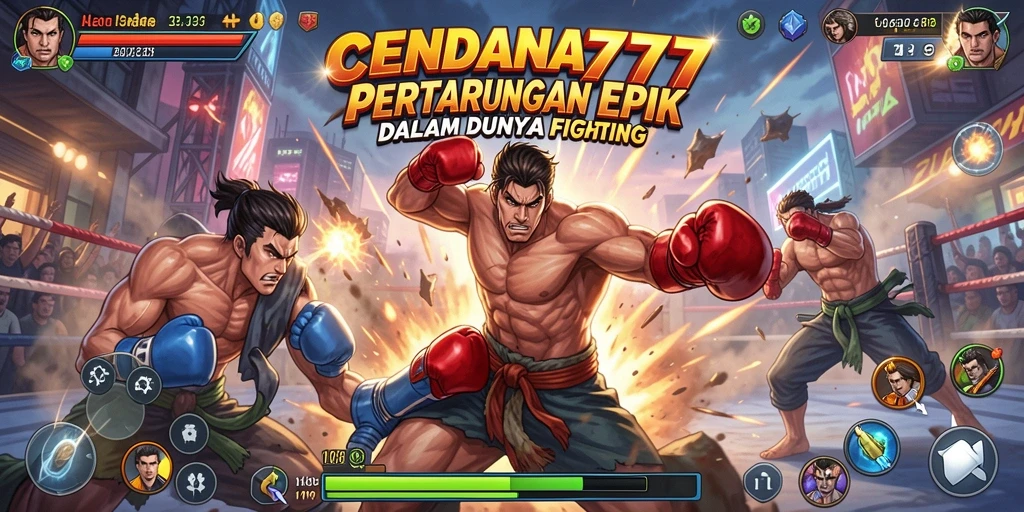 Gameplay CENDANA777 yang mendebarkan dalam pertarungan Fighting.