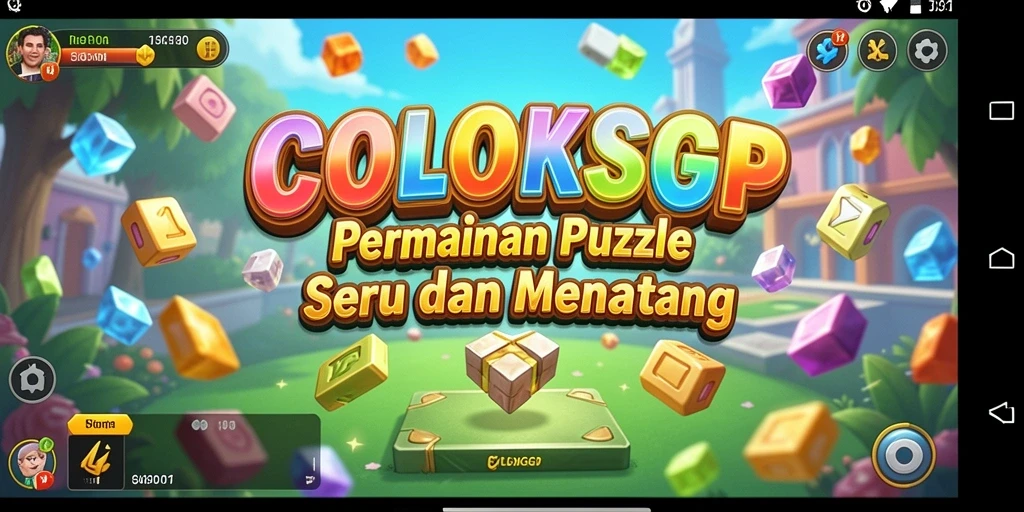 Tangkapan layar gameplay COLOKSGP yang menampilkan tantangan Puzzle yang menarik.