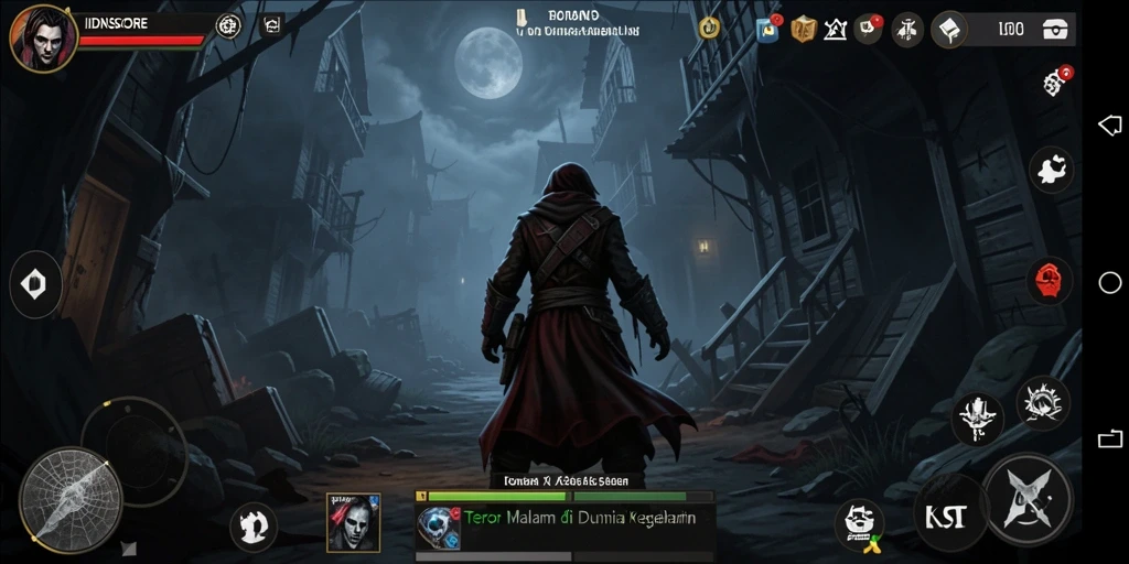 Screenshot menampilkan momen menegangkan dalam gameplay IDNSCORE.