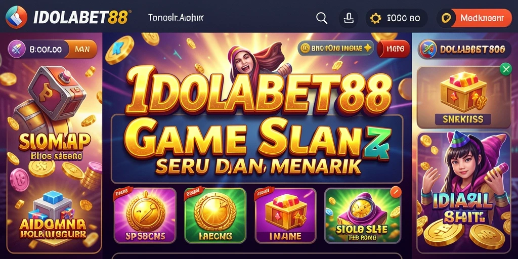 Tampilan utama gameplay IDOLABET88 dengan tema Slot yang menarik.