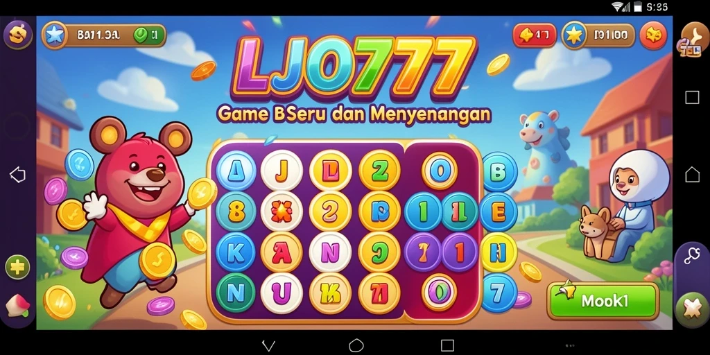 Tampilan seru gameplay LJO777 yang menarik dan interaktif.