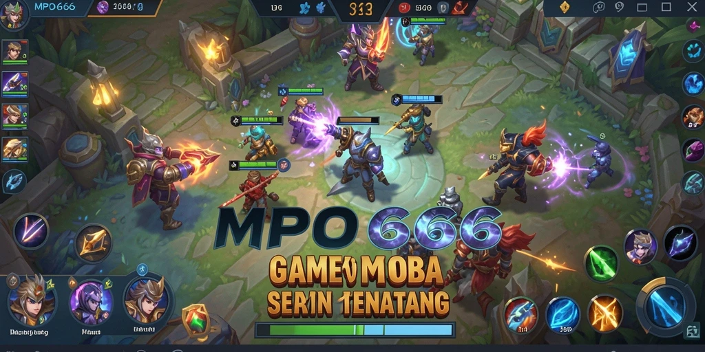 Tangkapan layar MPO666 yang menunjukkan aksi intens di arena perang.