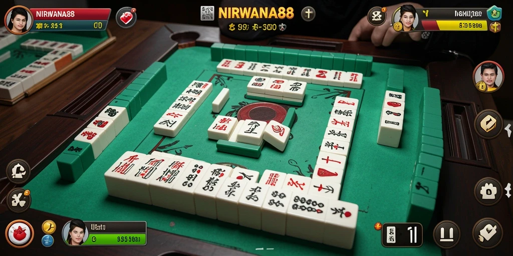 Tampilan layout permainan Mahjong di NIRWANA88 yang menarik.