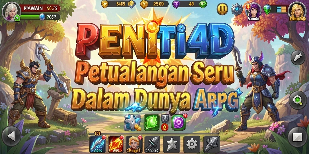 Tampilan seru gameplay ARPG di PENITI4D yang penuh aksi.