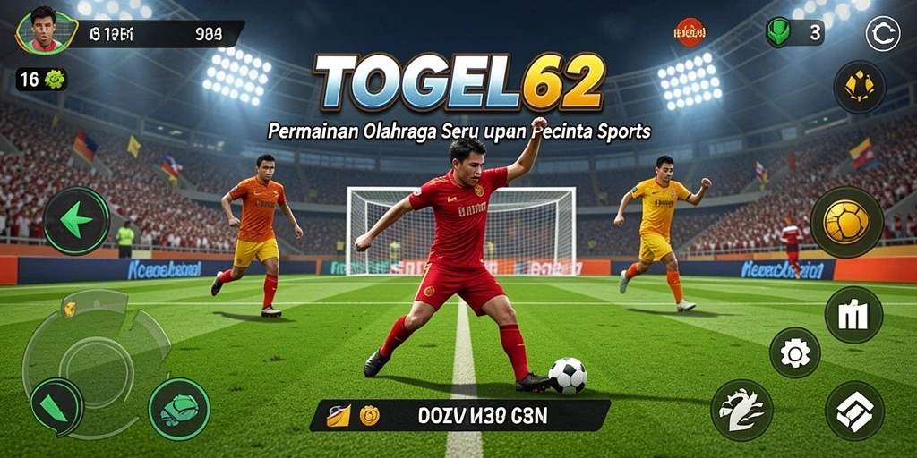 Tampilan gameplay seru dari TOGEL62 dengan berbagai pilihan olahraga.