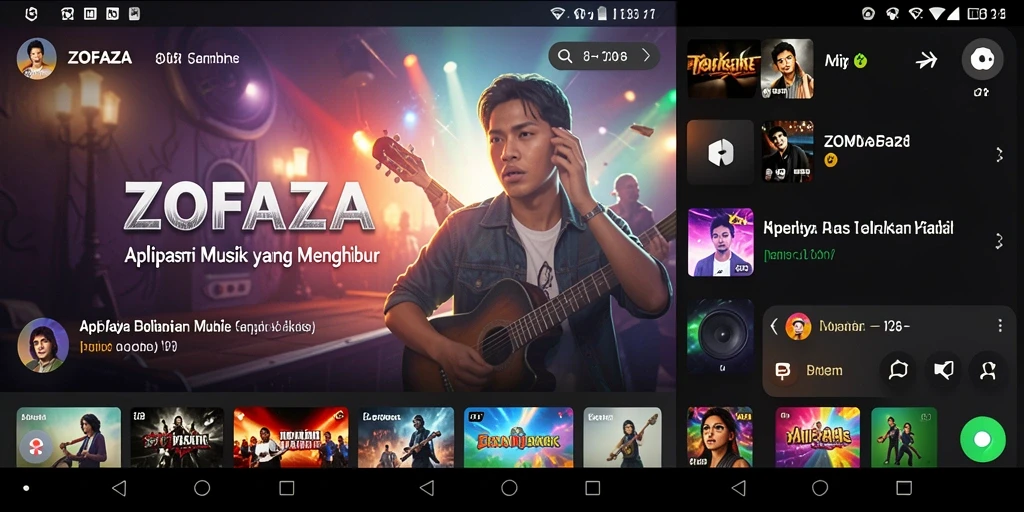Tampilan gameplay ZOFAZA yang interaktif dan penuh warna.